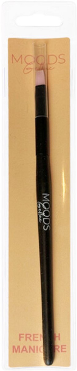 Moods Gellac Bâton de manucure française noir - 8x1x1 cm - Bâton de précision pour des pointes françaises parfaites, le Nail Art et la laque en gel