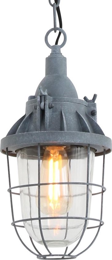 Lampe suspendue Mexlite Ebbe - Gris