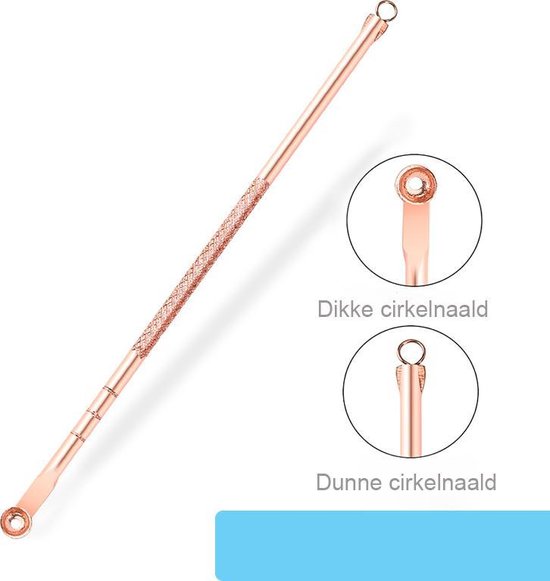 TibaGoods Premium Blackhead Remover I Pore Cleaner with 6 Attachments Remove blackheads | Acne | Comedone Spoons | Skin Care