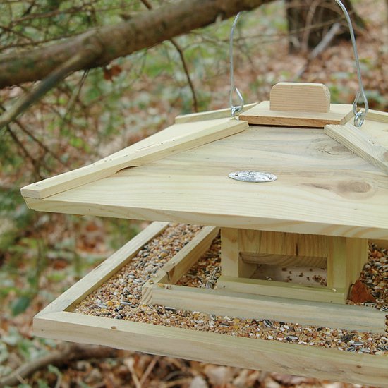 Mangeoire à oiseaux Esschert Design - Vert - 21 cm x 38,5 cm x 21 cm