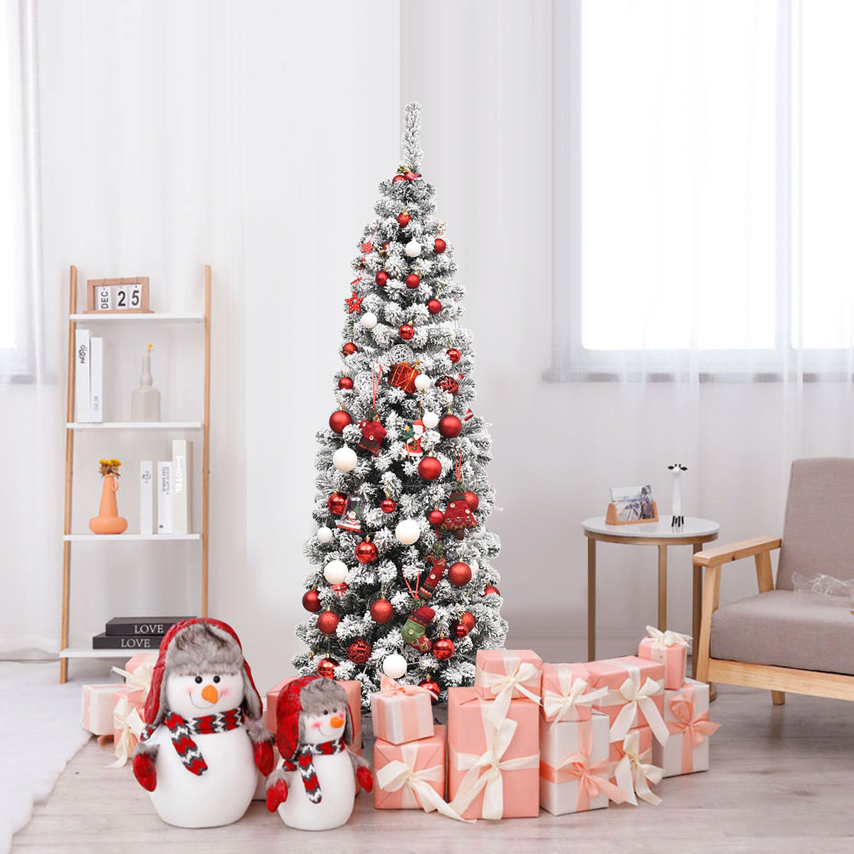 Coast 180 cm sapin de Noël artificiel illuminé sapin pliant épicéa