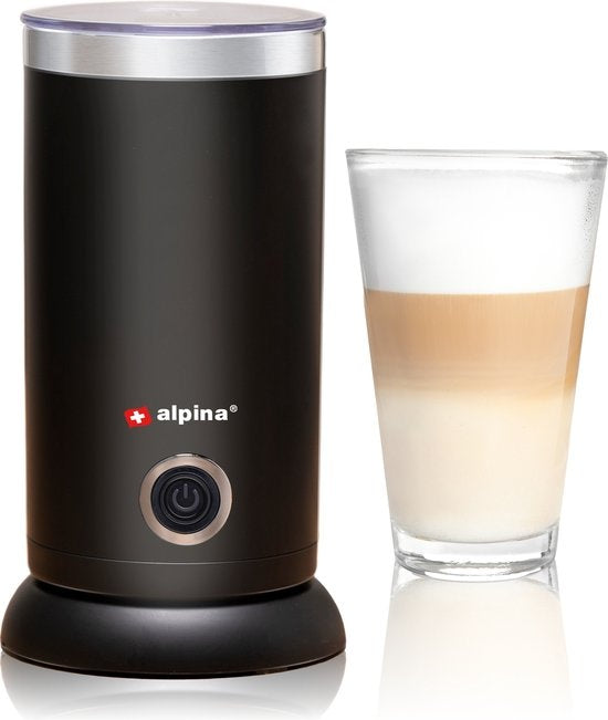 alpina Mousseur à lait électrique - 3 en 1 - 300ML - Noir
