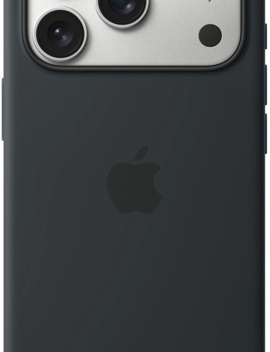 Coque en silicone avec MagSafe pour iPhone 17 Pro - Noir