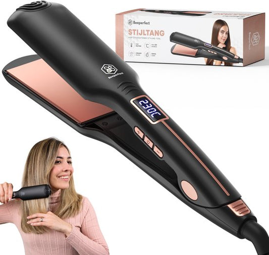 Beeperfect® Straightener Pro Straight - Lissage et bouclage - Lisseurs - Lisseur à cheveux - 80℃ à 230℃ - Tapis chauffant inclus