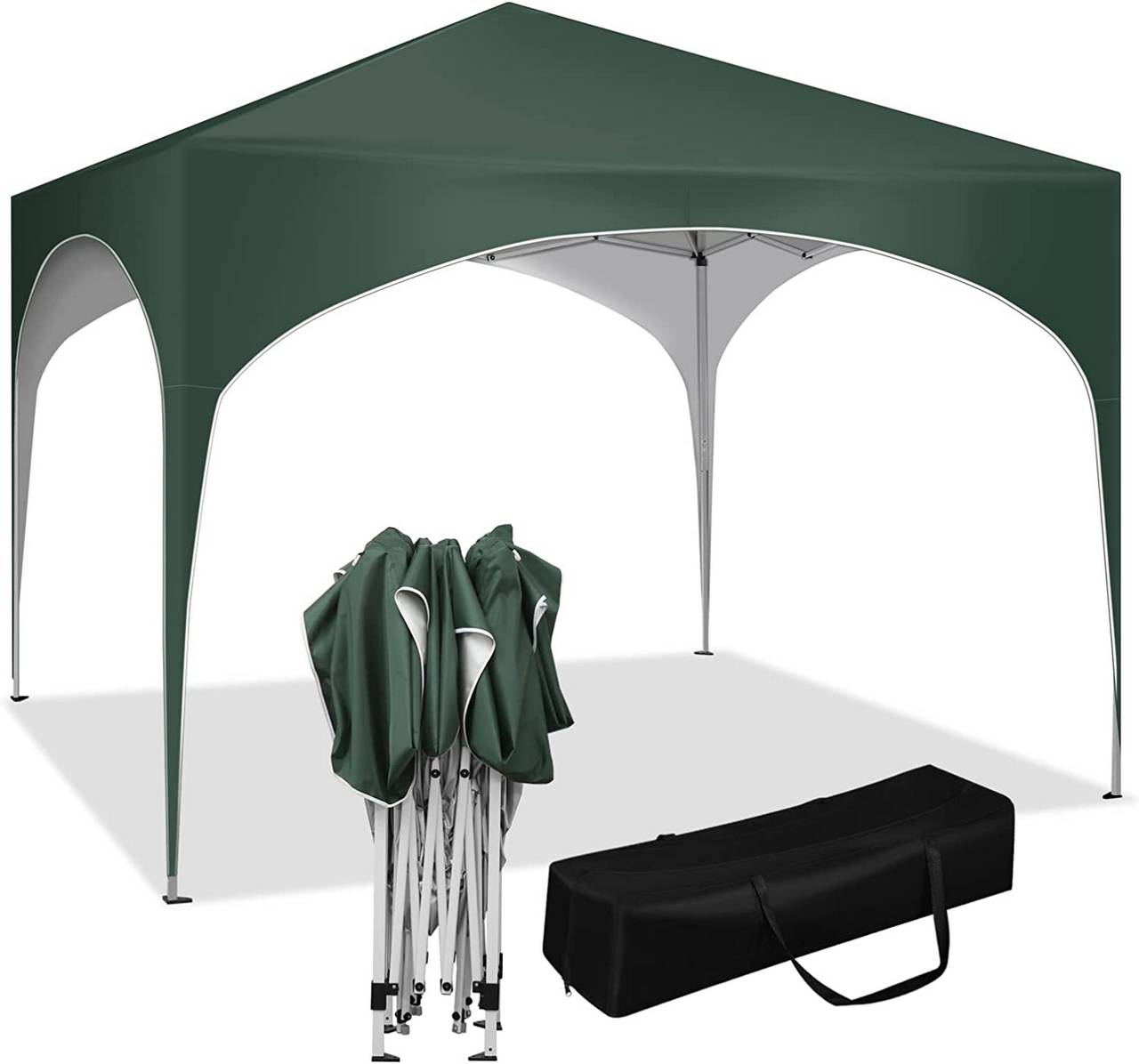 Pavillon pop-up WOLTU - Imperméable - Vert - 3 x 3 m