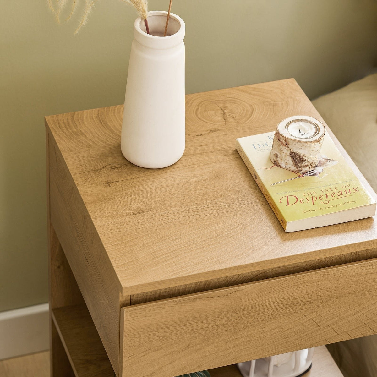 SoBuy Sideboard - Table basse avec 1 tiroir coulissant - Max. 45KG - 39 x 65 x 39 cm - Couleur bois