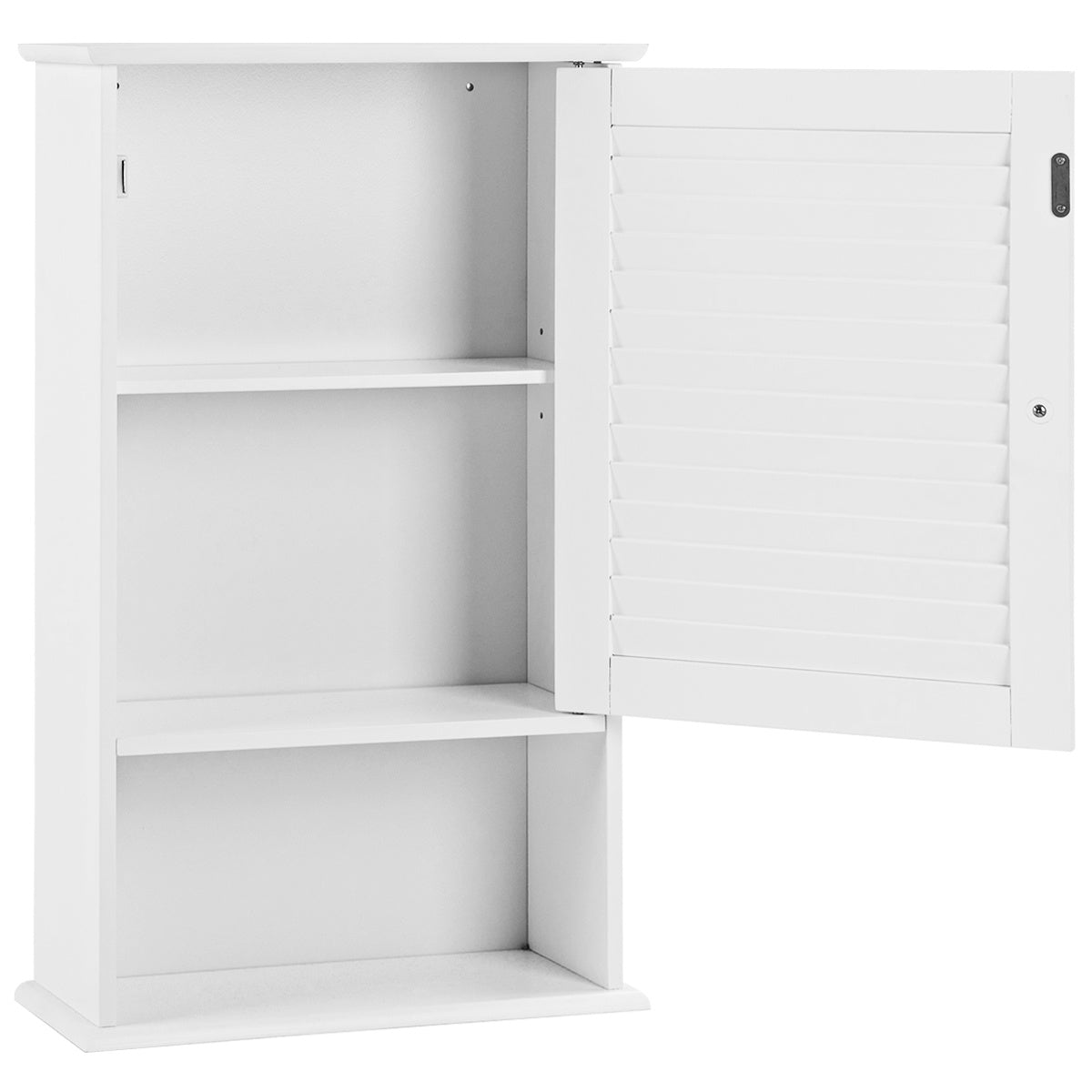 Armoire murale Coast armoire de salle de bain armoire murale suspendue avec base réglable blanc