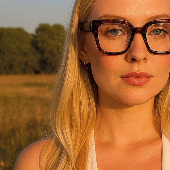 LC Eyewear Lunettes d'ordinateur - Lunettes à lumière bleue sans force - Lunettes à lumière bleue - Lunettes d'affichage - Unisexe - Léopard