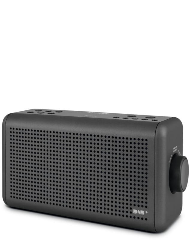 Nordmende Transita 210 Radio stéréo DAB+ et FM avec Bluetooth - Rechargeable et portable - Anthracite - 24 x 13 x 6 cm