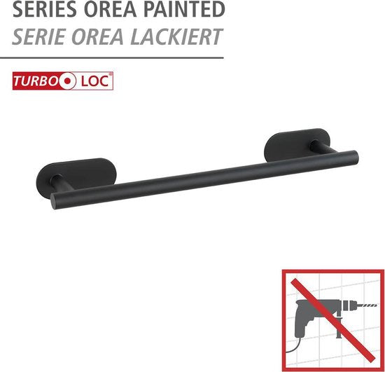Porte-serviettes Wenko Turbo-Loc® Orea Noir