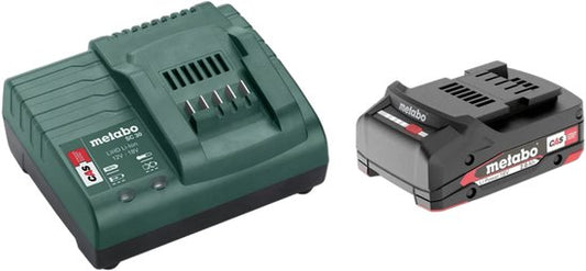 Metabo 18V Battery Base Set | 2.0 Ah Battery | SC30 Charger