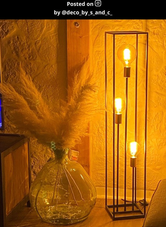 Lucide ARTHUR - Lampadaire - 3xE27 - Noir