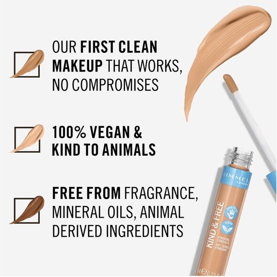 Anti-cernes vegan Rimmel London KIND & FREE - 010 Fair