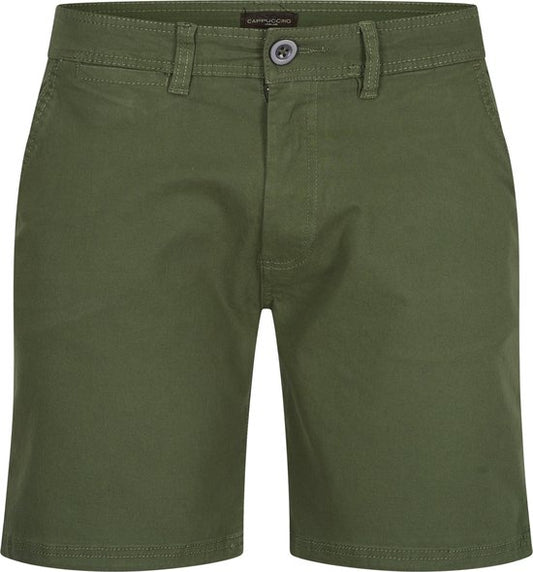 Cappuccino Italia - L - Short Chino - Hommes - Vert Olive