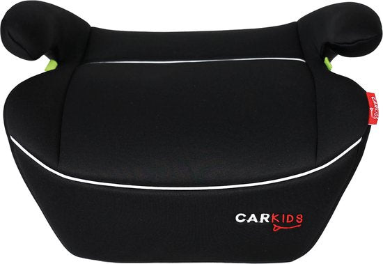 Rehausseur Carkids I-Size Alex - Conforme à la norme I-Size R-129 - Pour les enfants mesurant entre 125 et 150 cm – Housse amovible et lavable - Installation flexible – Noir/Blanc