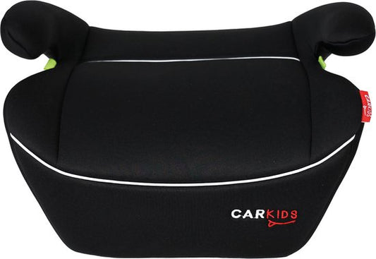 Rehausseur Carkids I-Size Alex - Conforme à la norme I-Size R-129 - Pour les enfants mesurant entre 125 et 150 cm – Housse amovible et lavable - Installation flexible – Noir/Blanc