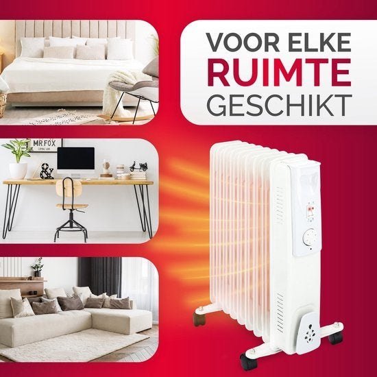 Radiateur électrique à huile Alpina avec Protection contre la surchauffe 9 pales