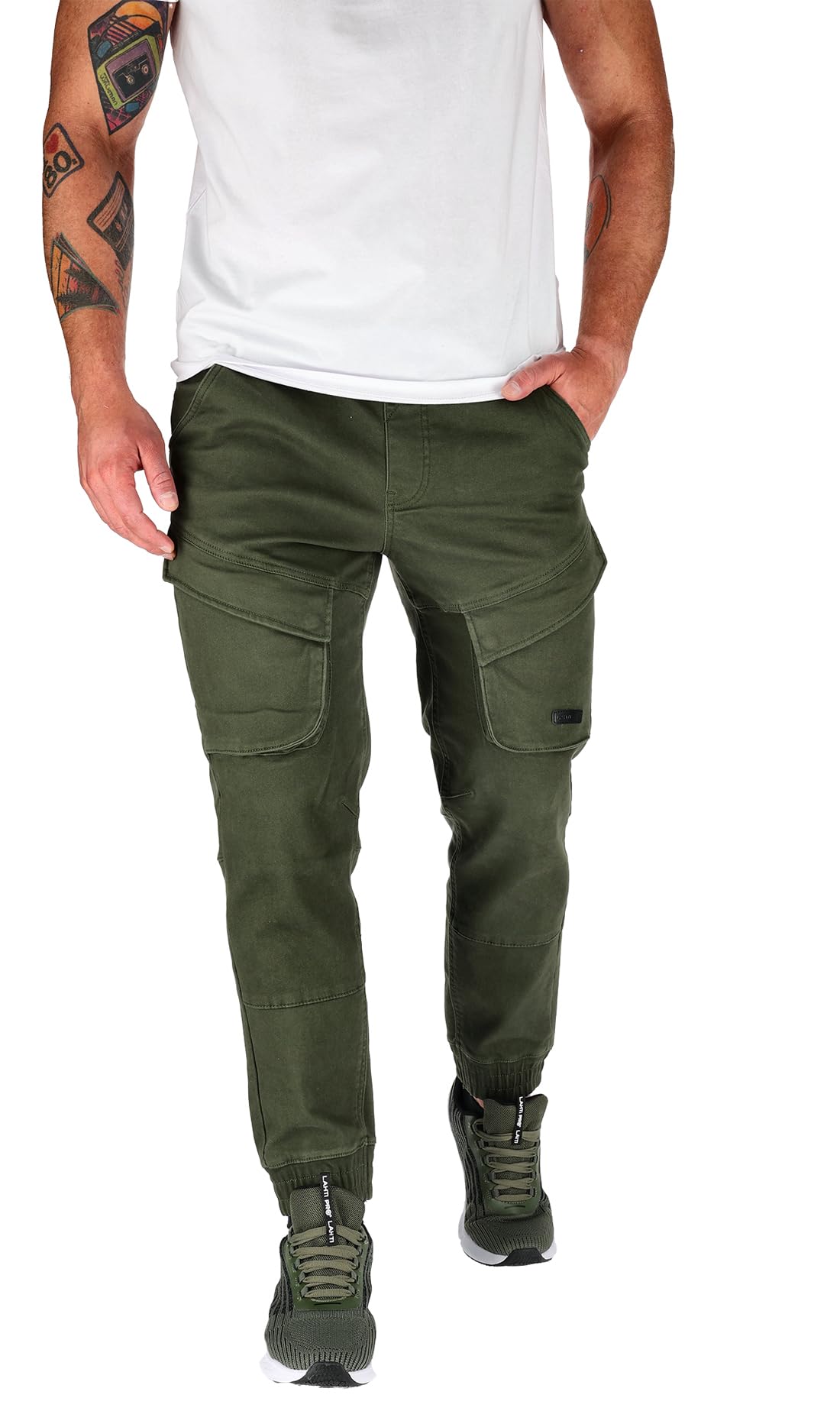 Pantalon de travail Lahti Pro - Jogger - Stretch - 415 g/m² - Vert - taille XL
