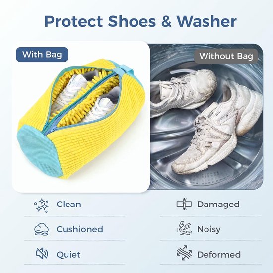 Sac de lavage double pour chaussures – Protégez vos chaussures !