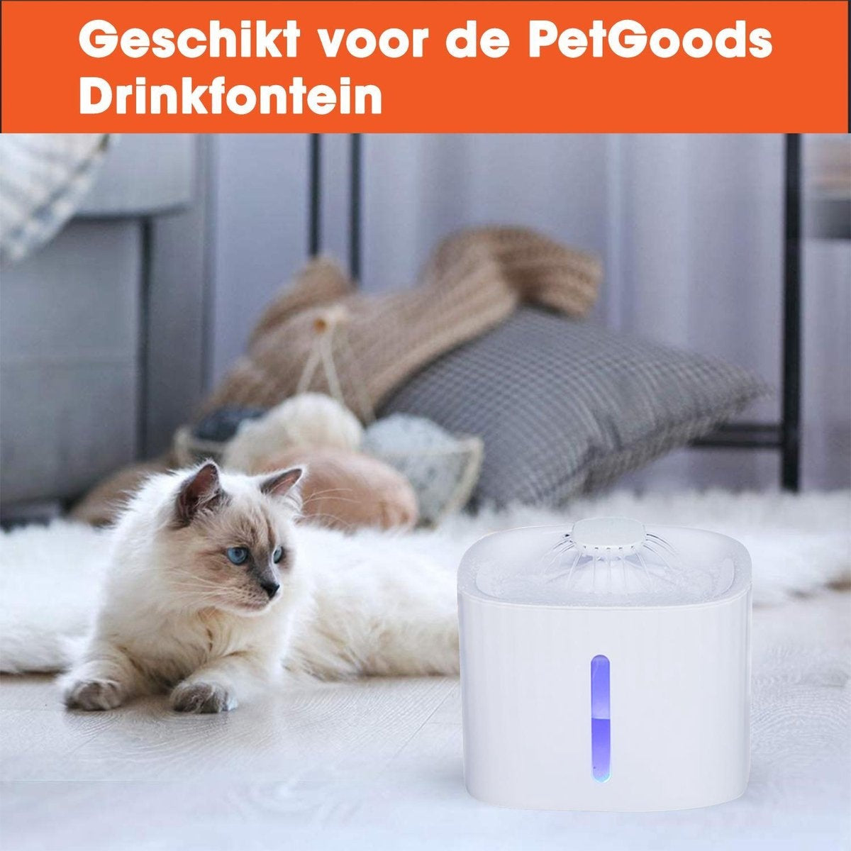 PetGoods Filtres pour fontaines - Kit de recharge : 6 pièces - Chats et chiens