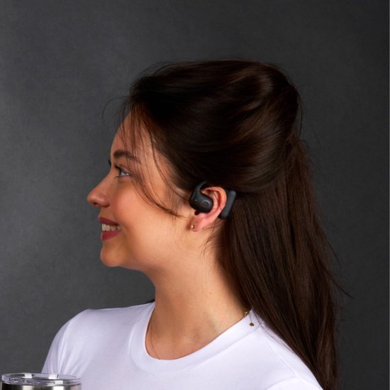 Écouteurs sans fil Grundig OWS Bluetooth - Écouteurs sans fil avec boîtier de recharge USB-C - Écouteurs intra-auriculaires offrant 4 heures d'autonomie - Noir