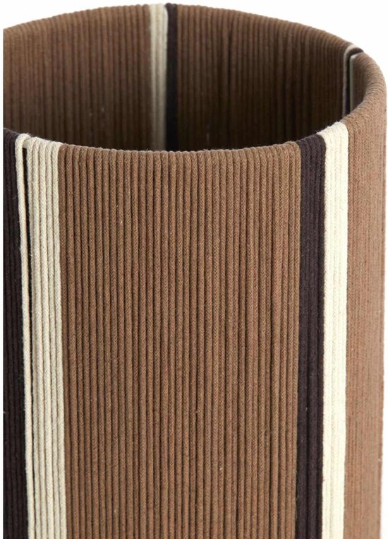 Light & Living Abat-jour Medan - Marron foncé - Ø20cm - Moderne