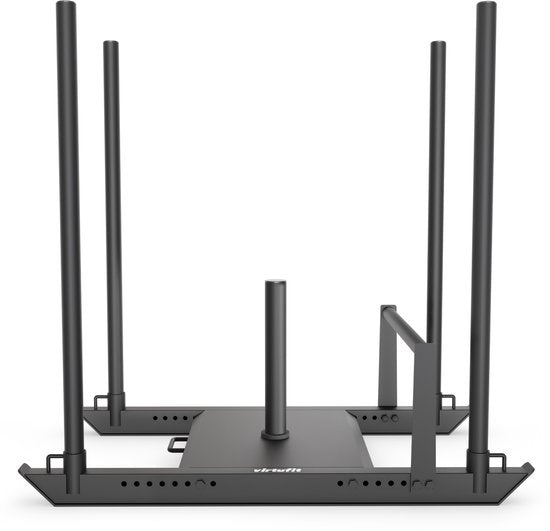 VirtuFit Power Sled - Pour disques d'haltères de 50 mm - Plateforme de résistance réglable - Capacité de charge maximale de 250 kg - Appareil de musculation robuste pour l'entraînement fonctionnel