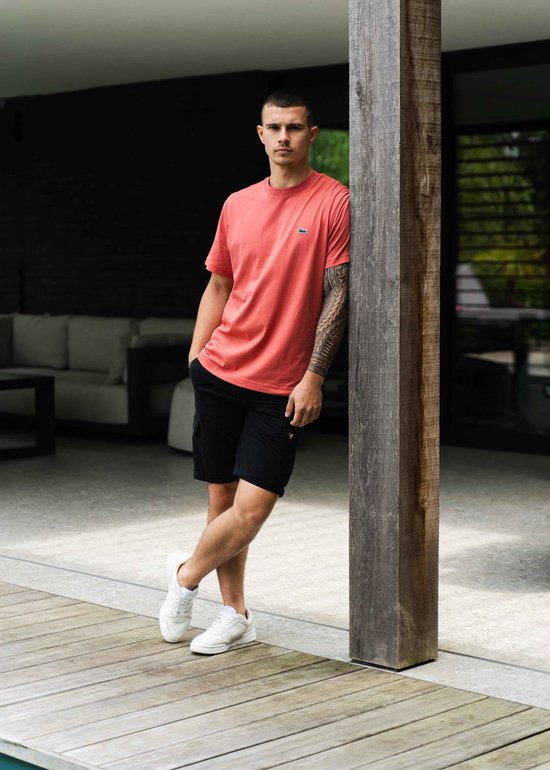 T-shirt Lacoste Orange - Taille L - Homme - T-shirts imprimés