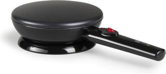 Magnani - Appareil à crêpes - Revêtement antiadhésif - Spatule, fouet et assiette inclus - Poêle à crêpes - Électrique - 800 W