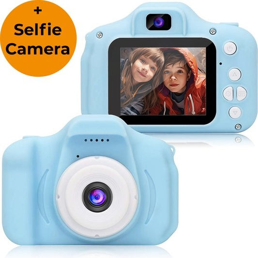Denver Kids' Camera Full HD - Caméra selfie - 40MP - Appareil photo numérique pour enfants - Photo et vidéo - Jeux - KCA1340 - Bleu