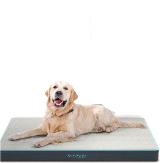 CozySense® - Coussin orthopédique pour chien 60 X 40 cm - Taille S - Imperméable - Convient comme coussin de banc et lit pour chien
