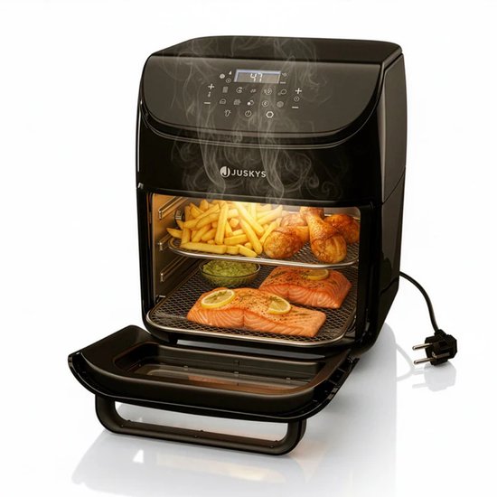 Airfryer / Friteuse à air chaud - 12L - 10 programmes inclus - Noir