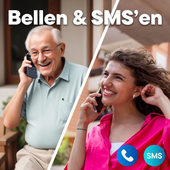 Denver Seniors Mobile Phone 4G - GSM - Grandir sans smartphone - Full NL and FR - Simlock-free - FAS1860L