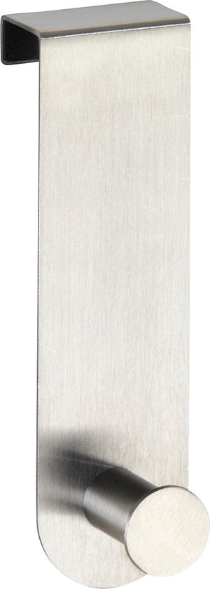 Wenko Porte-manteau pour porte à recouvrement, 1 crochet - 23249100 - Installation sans perçage, adapté aux portes à recouvrement