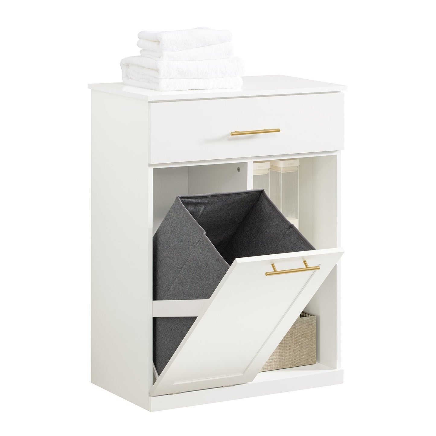 SoBuy armoire à linge - 66 x 37 x 95cm - blanc