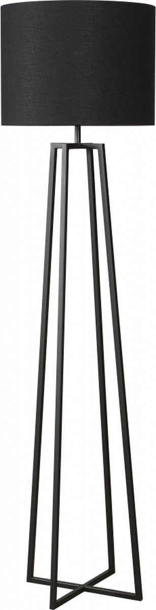 Light & Living Lampadaire Miley - Noir mat - 25x25x130 cm - Design industriel