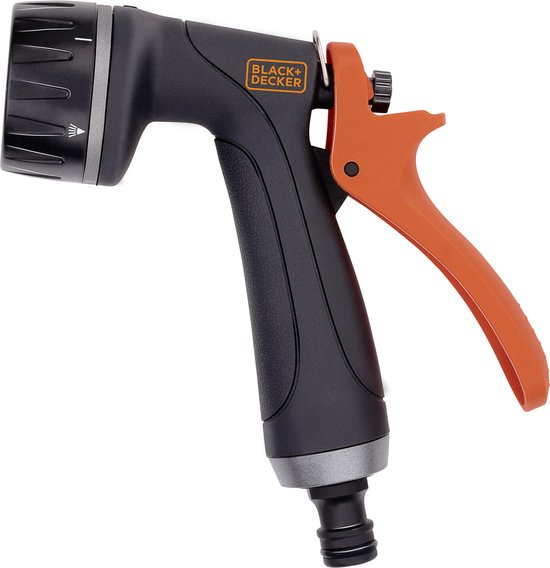 Buse de pulvérisation BLACK+DECKER - 6 positions - Universelle - Noir/Orange