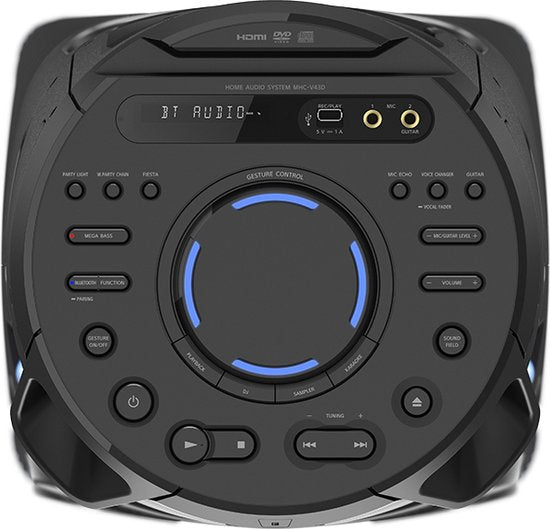 Sony MHC-V43D - Système audio haute puissance tout-en-un - noir