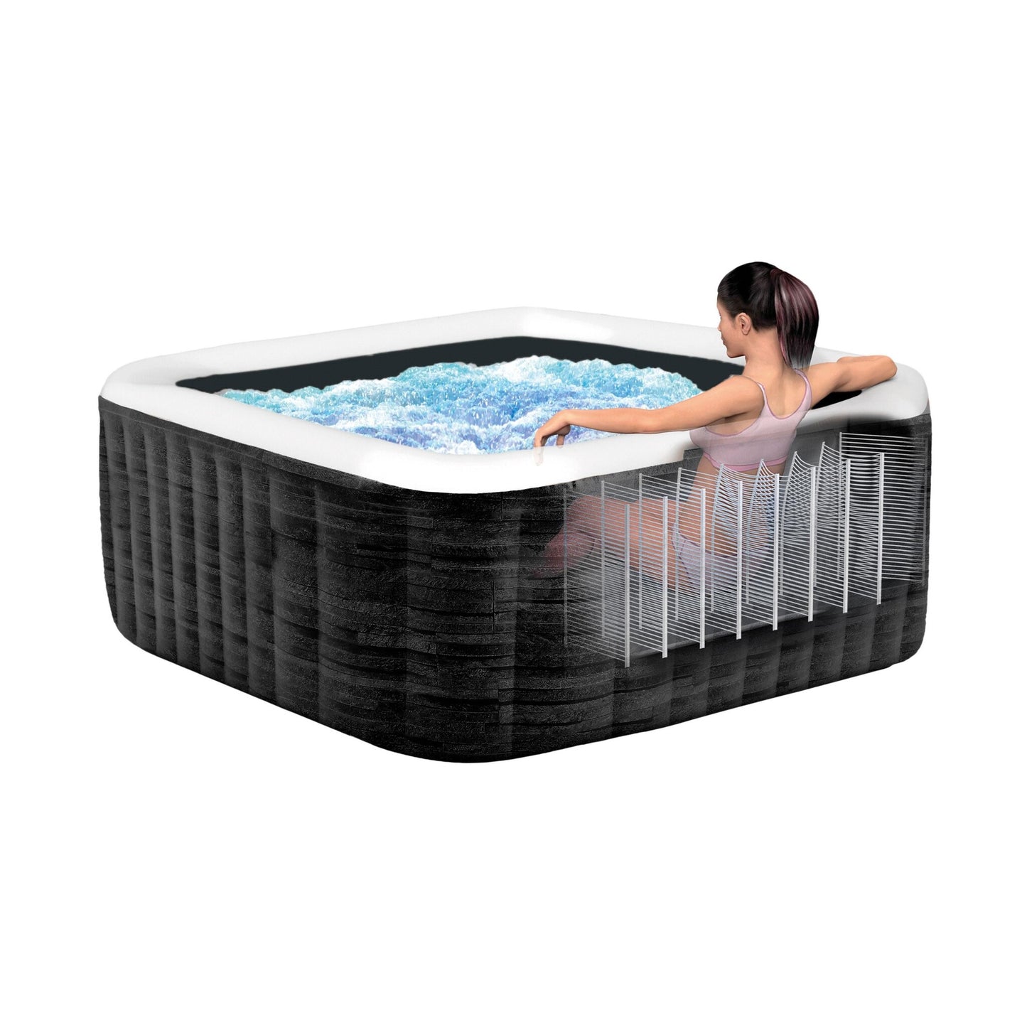 Spa gonflable - XQ Max - 2 à 4 personnes - 145 x 65 cm
