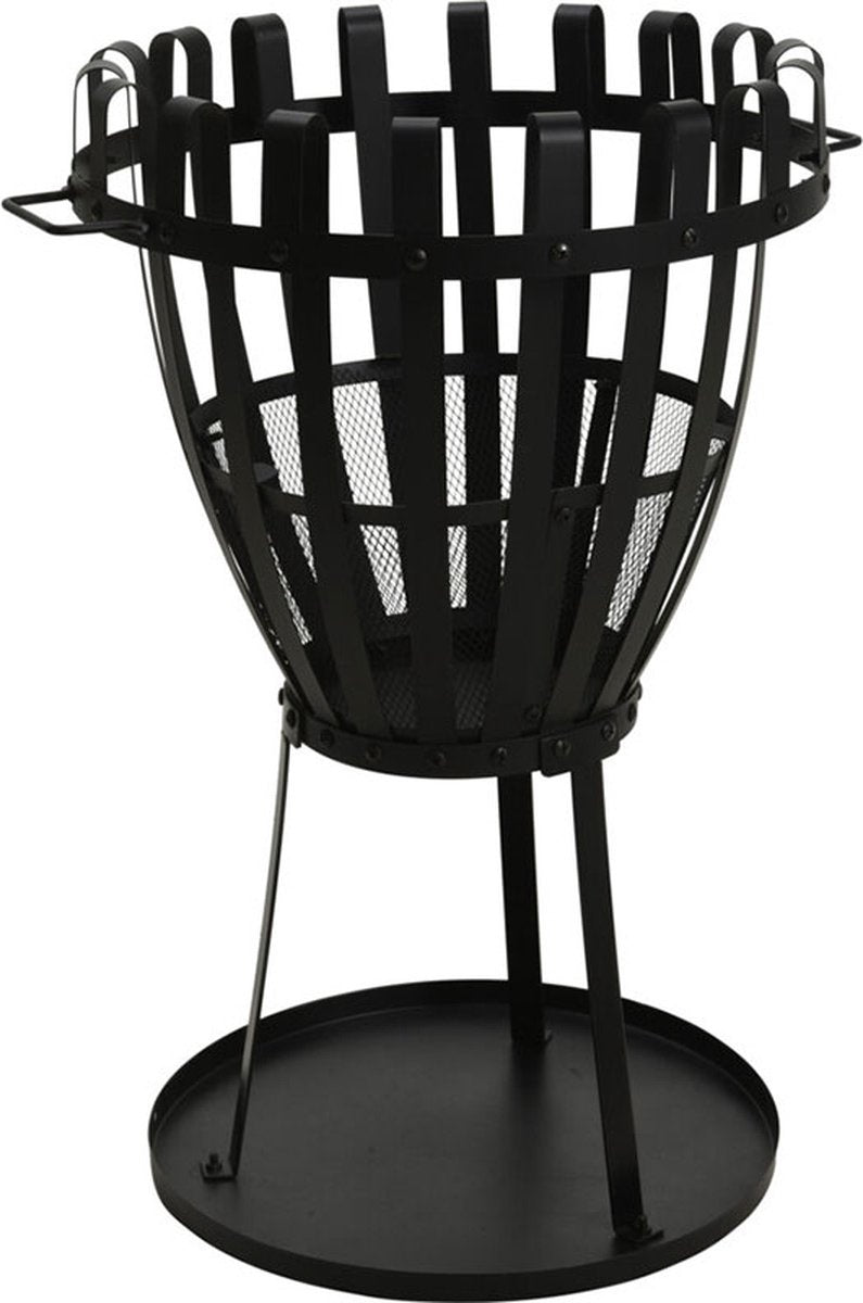 Ambiance - Panier à feu avec grille de barbecue