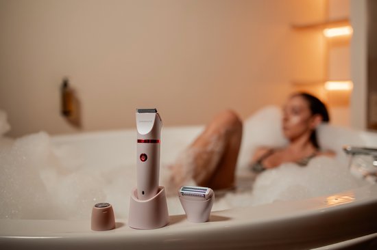 Rasoir 3 en 1 avec écran - Visage - Aisselles - Jambes - Maillot - Sansbeauté® - Rasoir Femme - Epilateur électrique - Epilation visage femme - Tondeuse Femme - Rasoir Bikini - USB Rechargeable