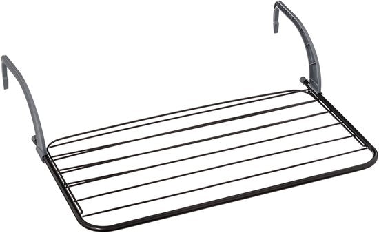 5Five Petit étendoir à linge pliable - 7 mètres de corde à linge - À suspendre - 60 x 55 cm - radiateur/porte