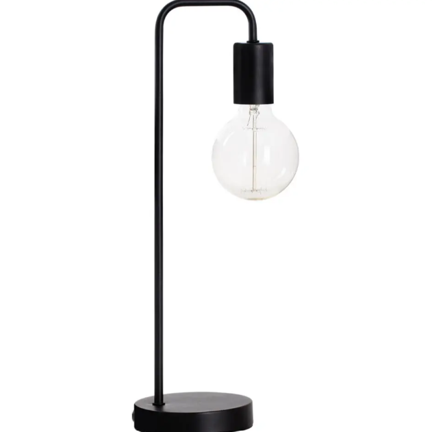 Lampe de table Atmosphera - Métal - E27 - 46 cm - Noir