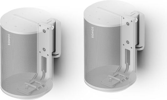 Flexson - Support mural Sonos ERA 100 blanc (2 pièces)