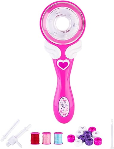 Kit de coiffure WHIZZBRAID pour filles - Kit combiné comprenant une tresseuse automatique et un appareil pour décorer les cheveux