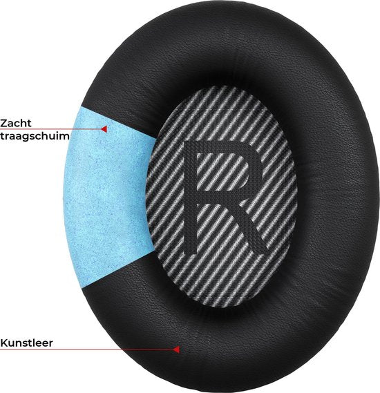 Jeu de coussinets pour casque Bose - Coussinets Quietcomfort 35 ii de Bose - QC2/QC15/QC25/QC35/Soundtrue/Soundlink Around-Ear ii - AE2