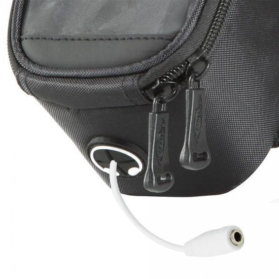 TecTake - Sacoche de cadre sacoche de vélo pour p.ex. smartphone etc. noir bleu S 401606