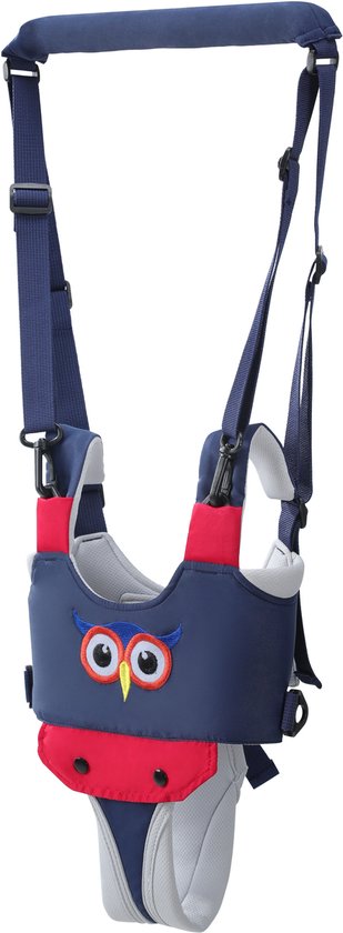 Aide à la marche - Ceinture de marche réglable pour l'apprentissage de la marche - Harnais de sécurité avec support souple - Matériaux confortables et de qualité supérieure - Pour les enfants de 9 à 24 mois - Oiseau