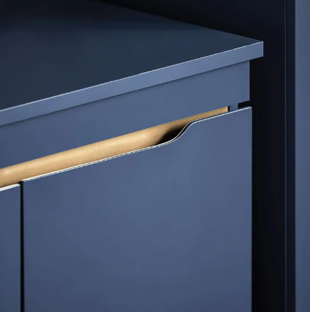 SoBuy Meuble bas pour évier avec 2 portes - 60x30x59 cm - Max 25KG - Bleu