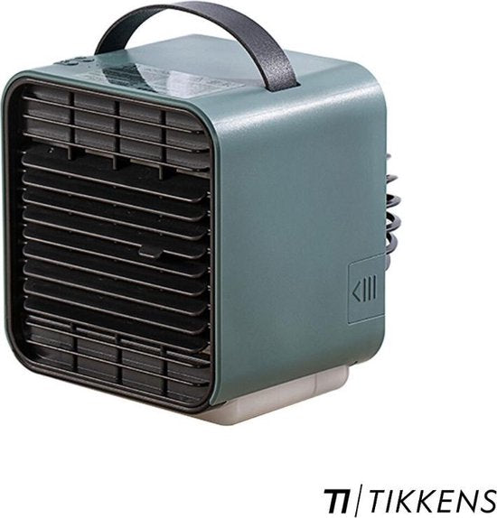 Refroidisseur d'air Mini - TIKKENS -  Ventilateur / Ventilateur de table - Vert foncé